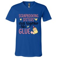 Scrapbooking Sisters Scrapbooker Scrapbook Gift V-Neck T-Shirt