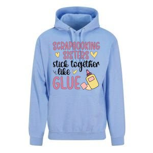 Scrapbooking Sisters Scrapbooker Scrapbook Gift Unisex Surf Hoodie