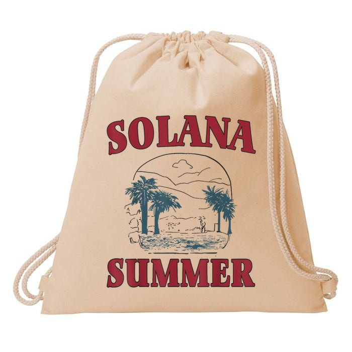 Solana Summer Drawstring Bag
