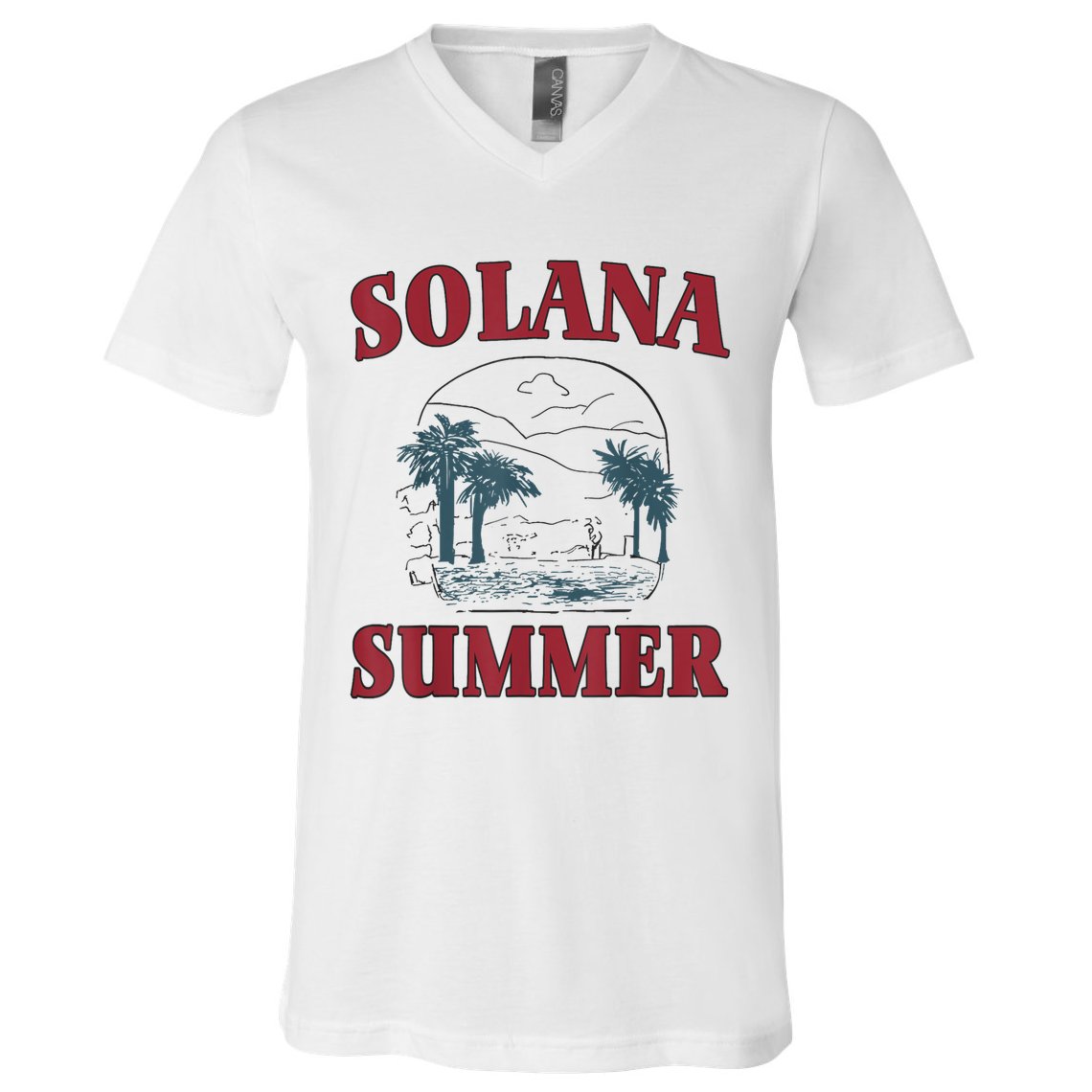 Solana Summer V-Neck T-Shirt