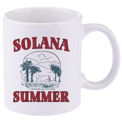 Solana Summer 11oz C Handle Ceramic Mug