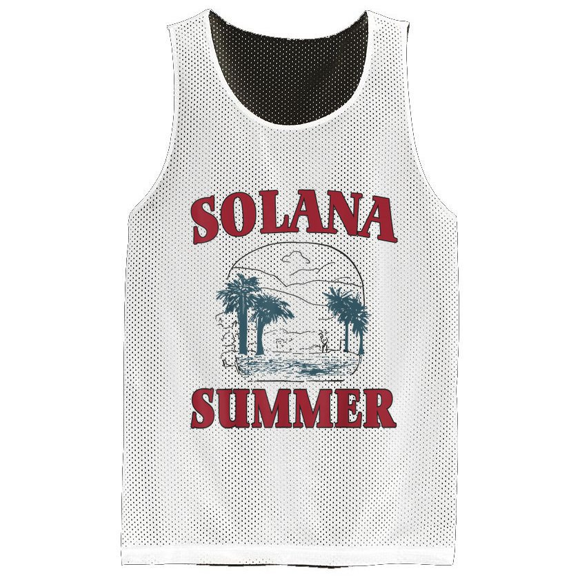 Solana Summer Mesh Reversible Basketball Jersey Tank