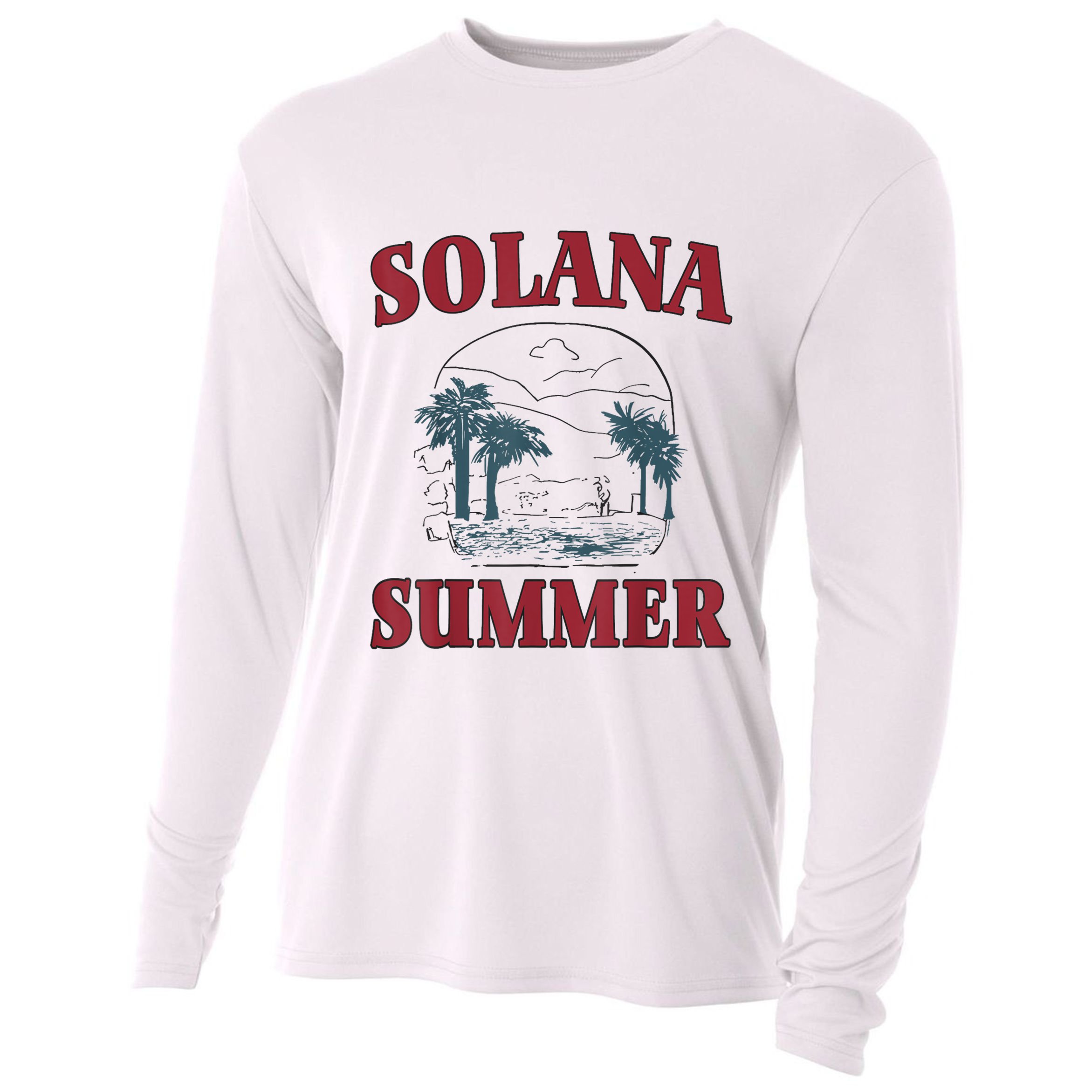 Solana Summer Cooling Performance Long Sleeve Crew