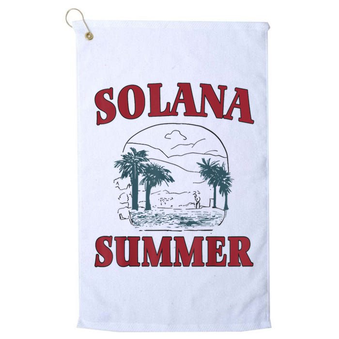 Solana Summer Golf Towel