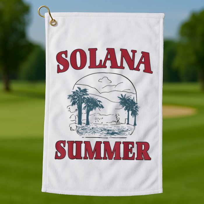 Solana Summer Golf Towel