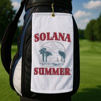 Solana Summer Golf Towel