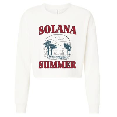 Solana Summer Cropped Pullover Crew