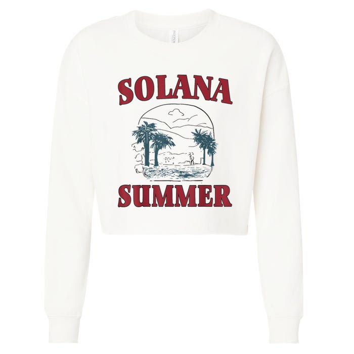 Solana Summer Cropped Pullover Crew