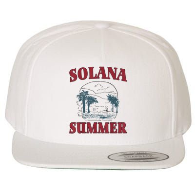 Solana Summer Wool Snapback Cap