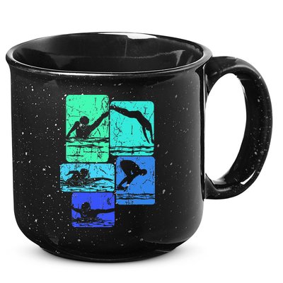 Swimming Swimmers 15oz Campfire Ceramic Mug