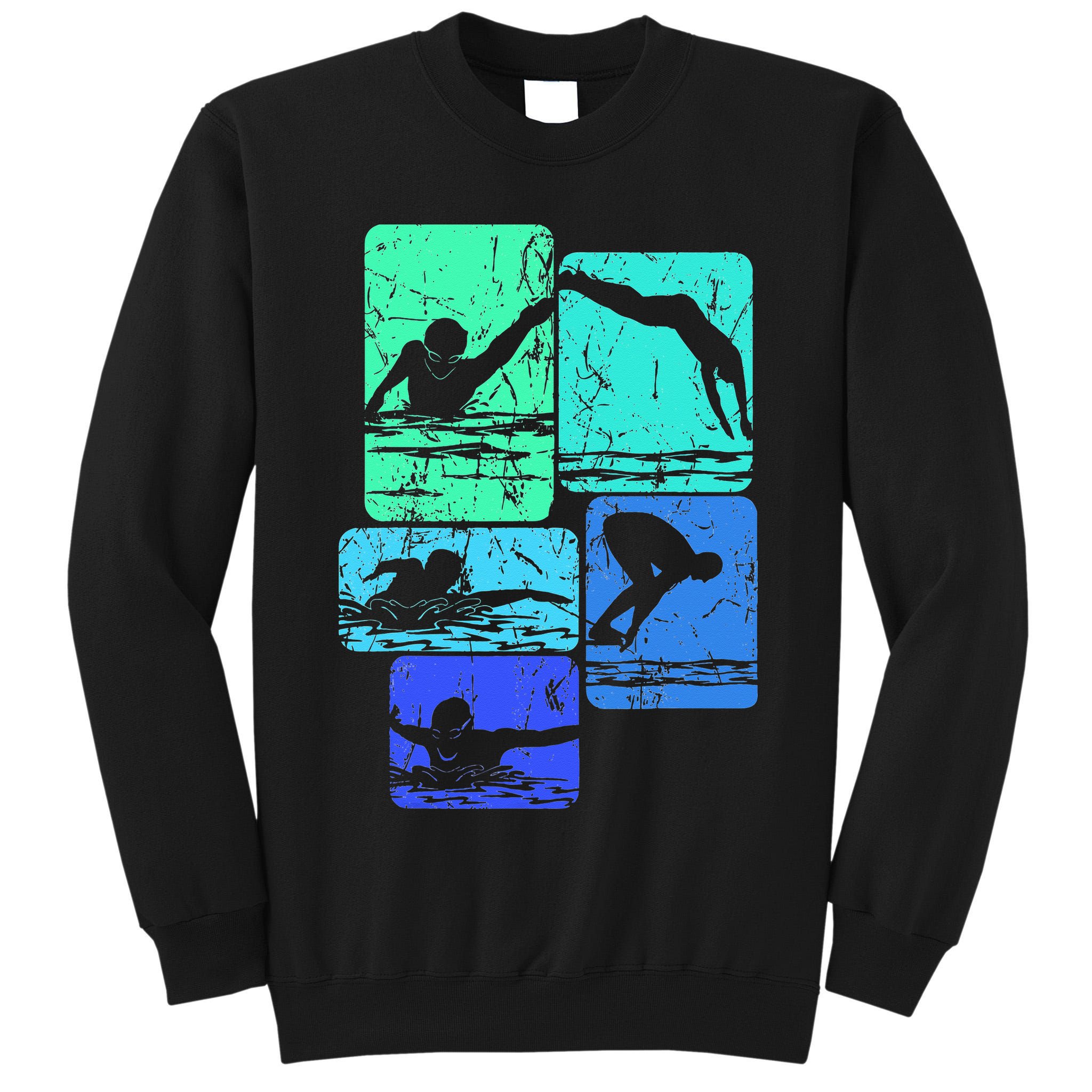 Swimming Swimmers Tall Sweatshirt