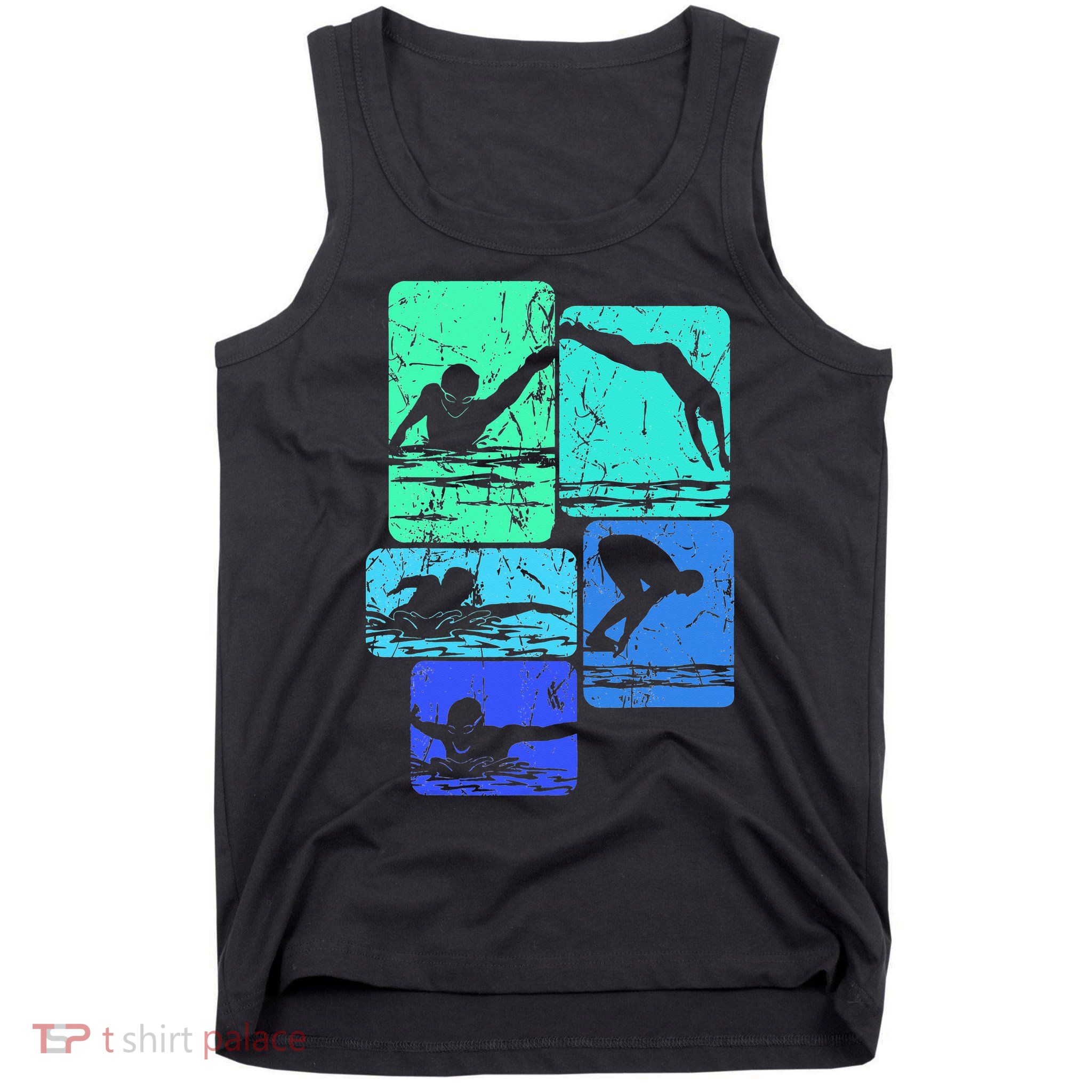 Swimming Swimmers Tank Top