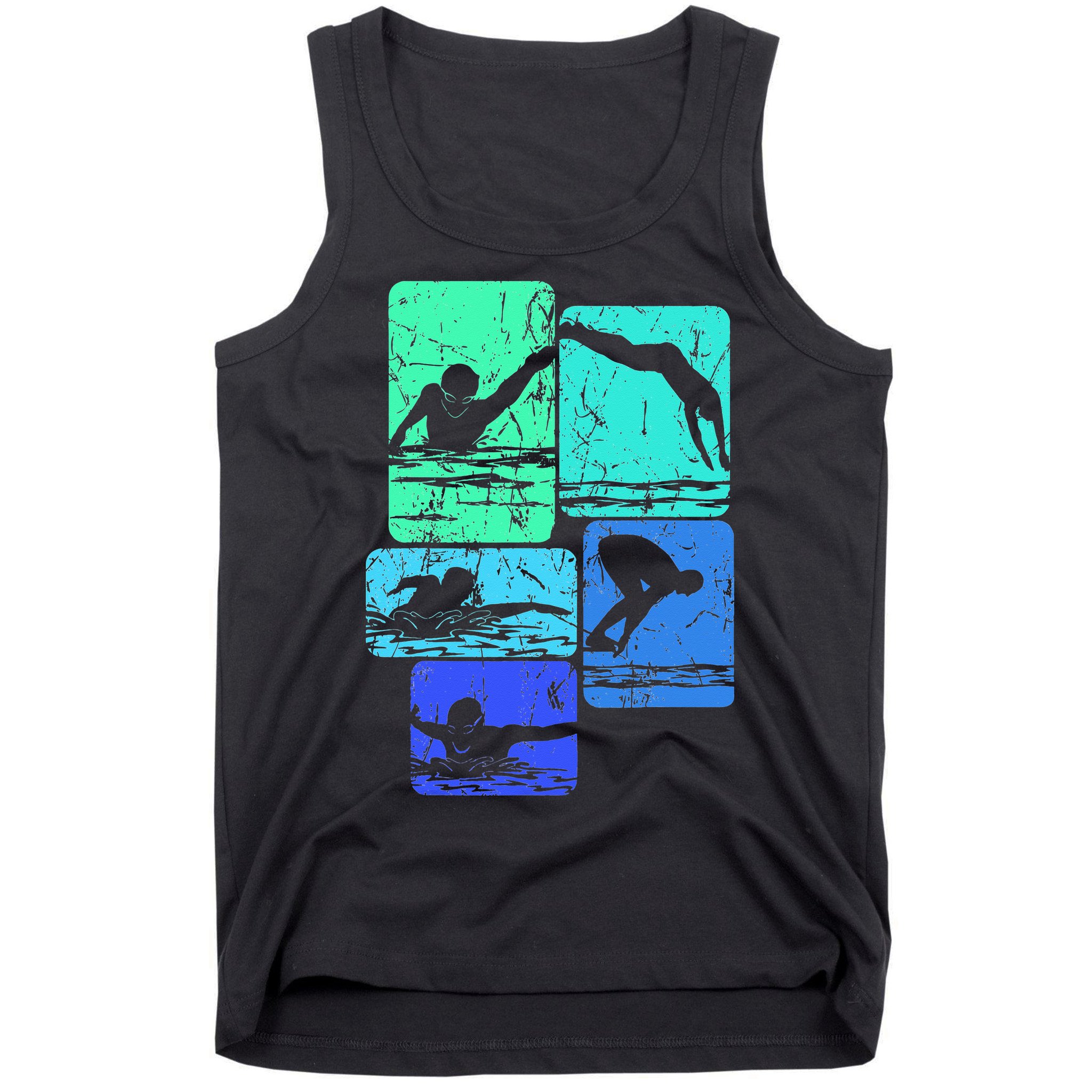 Swimming Swimmers Tank Top