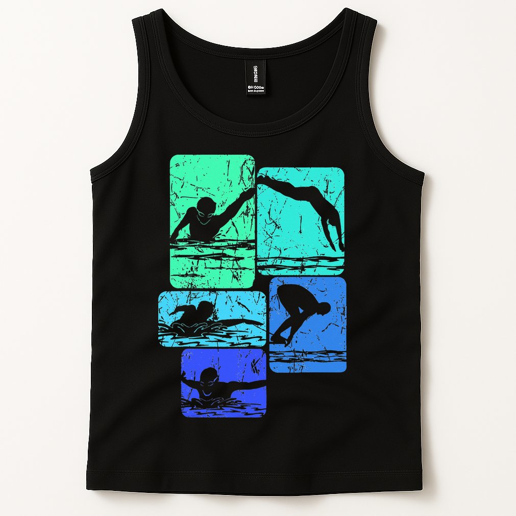 Swimming Swimmers Tank Top