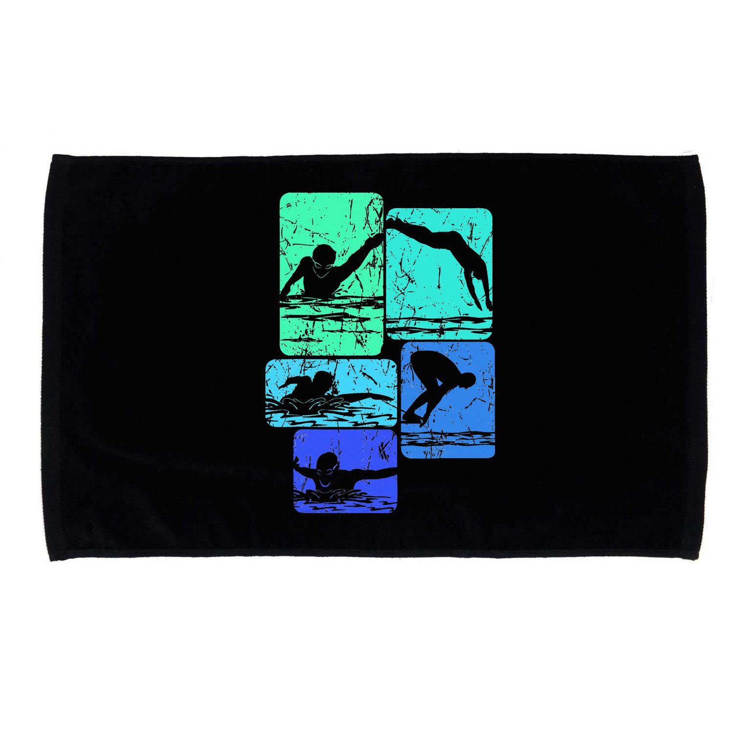 Swimming Swimmers Microfiber Hand Towel