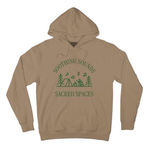 Soothing Sounds Sacred Spaces Sound Therapy Healing Camping Hoodie