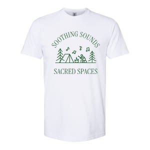 Soothing Sounds Sacred Spaces Sound Therapy Healing Camping Softstyle CVC T-Shirt