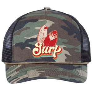 Surfing Surf Surfing Lover Retro Rope Trucker Hat Cap