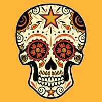 Sugar Skull Spanish Day Of Dead Dia De Los Muertos Sustainable Knit Beanie