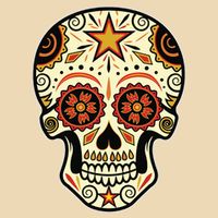 Sugar Skull Spanish Day Of Dead Dia De Los Muertos Drawstring Bag
