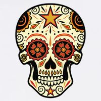Sugar Skull Spanish Day Of Dead Dia De Los Muertos Cooling Performance Crew T-Shirt