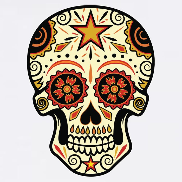 Sugar Skull Spanish Day Of Dead Dia De Los Muertos Cooling Performance Crew T-Shirt
