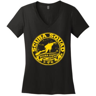 Scuba Steve Scuba Squad Women's V-Neck T-Shirt