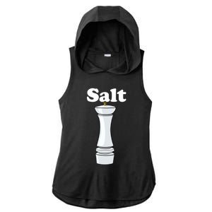 Salt Shaker Salt And Pepper Bff Matching Halloween Costume Funny Gift Ladies PosiCharge Tri-Blend Wicking Draft Hoodie Tank