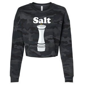 Salt Shaker Salt And Pepper Bff Matching Halloween Costume Funny Gift Cropped Pullover Crew