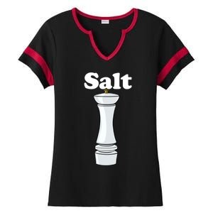 Salt Shaker Salt And Pepper Bff Matching Halloween Costume Funny Gift Ladies Halftime Notch Neck Tee