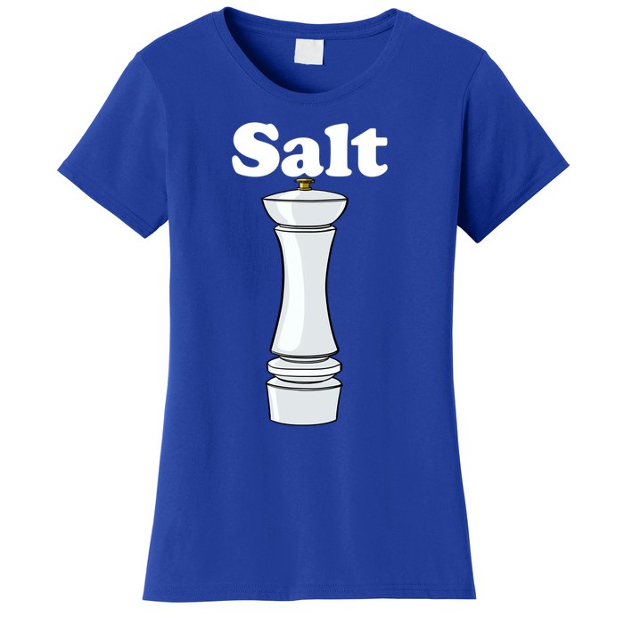 Salt Shaker Salt And Pepper Bff Matching Halloween Costume Funny Gift Women's T-Shirt