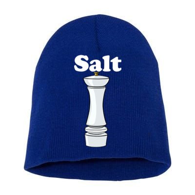 Salt Shaker Salt And Pepper Bff Matching Halloween Costume Funny Gift Short Acrylic Beanie