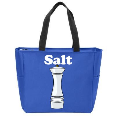 Salt Shaker Salt And Pepper Bff Matching Halloween Costume Funny Gift Zip Tote Bag