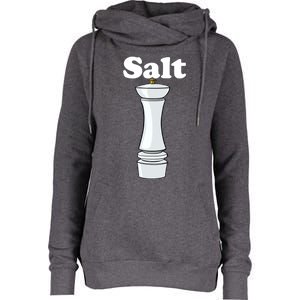 Salt Shaker Salt And Pepper Bff Matching Halloween Costume Funny Gift Womens Funnel Neck Pullover Hood