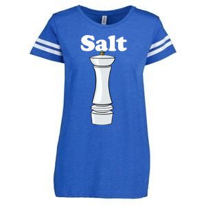 Salt Shaker Salt And Pepper Bff Matching Halloween Costume Funny Gift Enza Ladies Jersey Football T-Shirt