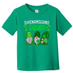 Shenanigans Squad St Patricks Day Gnomes Proud Irish Toddler T-Shirt