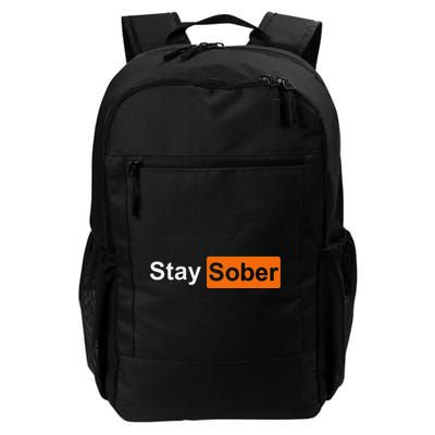 Stay Sober Simple And Inspirational Design Daily Commute Backpack