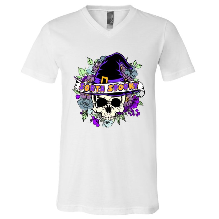 Sorta Spooky V-Neck T-Shirt