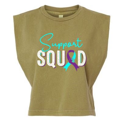 Support Squad Support Suicide Prevention Awareness Gift Garment-Dyed Women's Muscle Tee