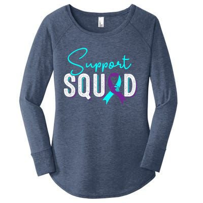 Support Squad Support Suicide Prevention Awareness Gift Women's Perfect Tri Tunic Long Sleeve Shirt