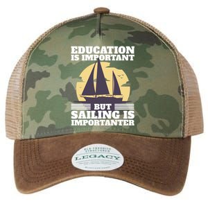 Sailer Saying Sailing Joke Boating Gift Legacy Tie Dye Trucker Hat