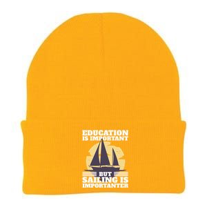 Sailer Saying Sailing Joke Boating Gift Knit Cap Winter Beanie