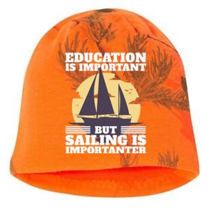 Sailer Saying Sailing Joke Boating Gift Kati - Camo Knit Beanie