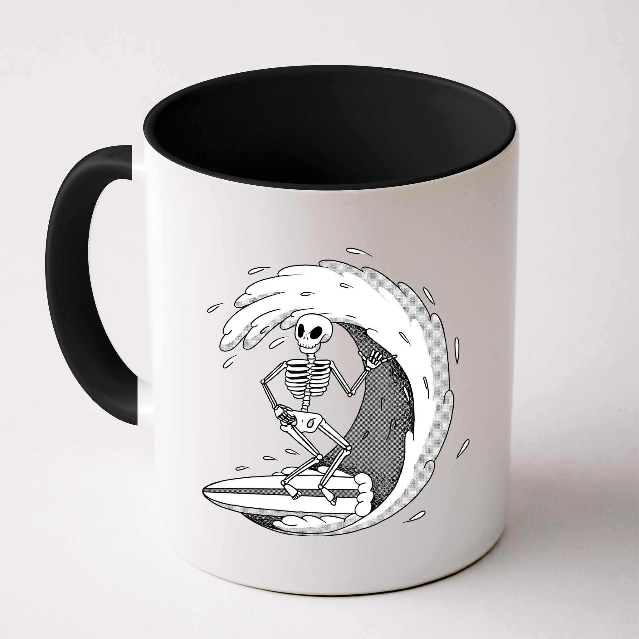 Surfing Skeleton Mug