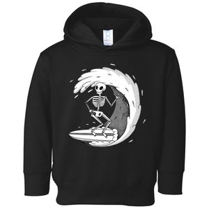 Surfing Skeleton Toddler Hoodie