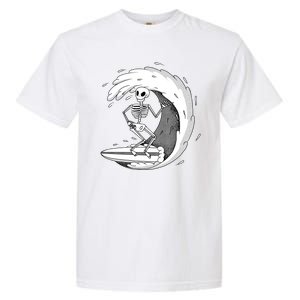 Surfing Skeleton Garment-Dyed Heavyweight T-Shirt