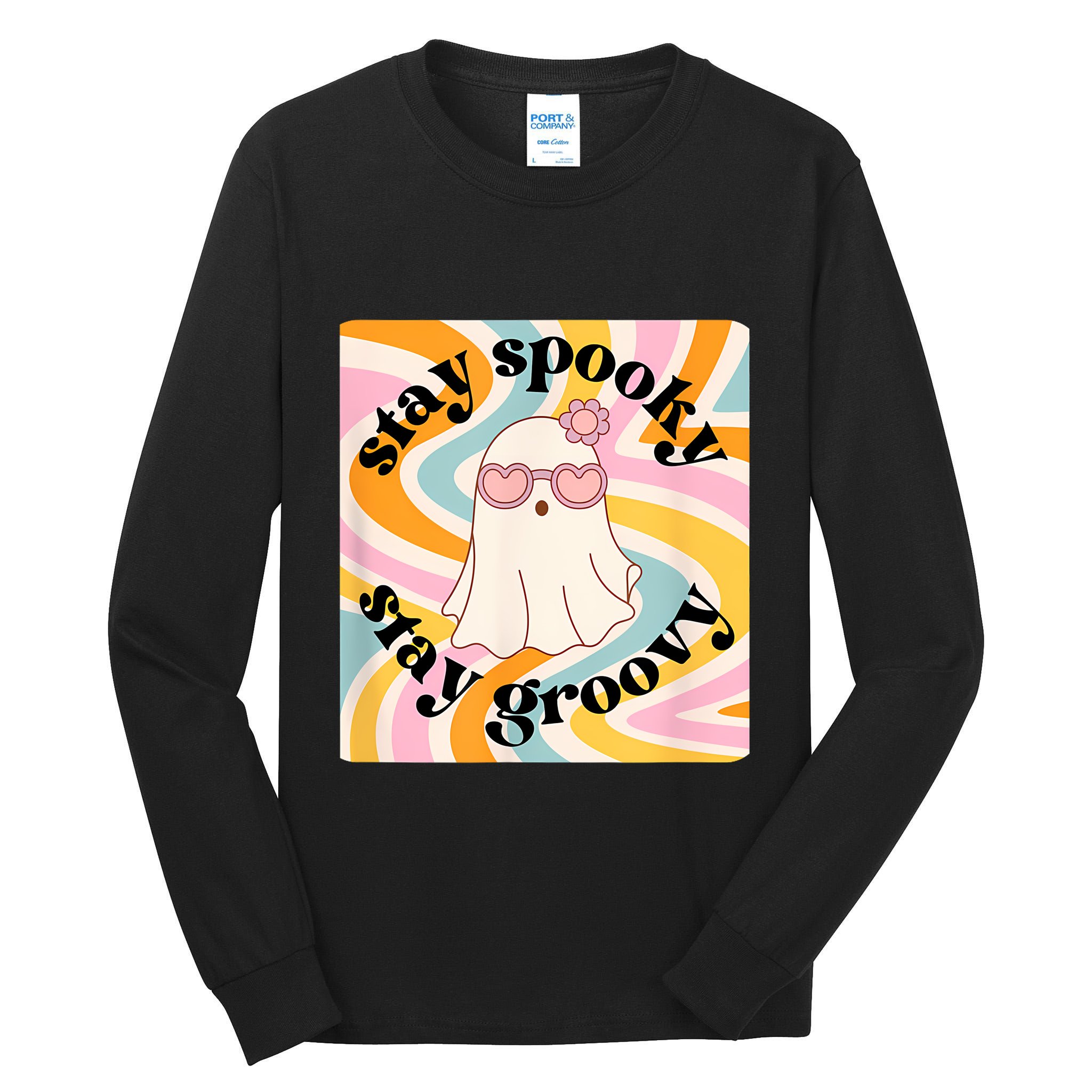 Stay Spooky Stay Groovy Halloween Tall Long Sleeve T-Shirt