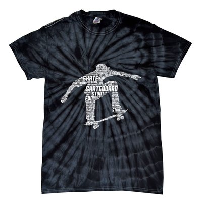 Skateboard Skateboarder Skater Meaningful Gift Tie-Dye T-Shirt