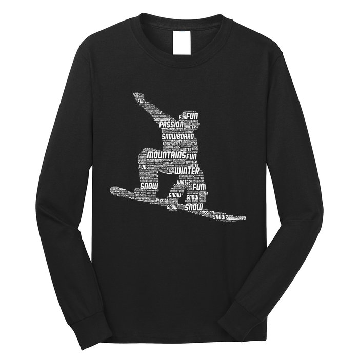 Snowboard Snowboarder Snowboarding Long Sleeve Shirt