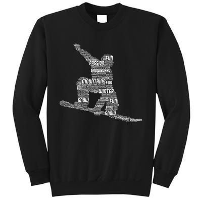 Snowboard Snowboarder Snowboarding Sweatshirt